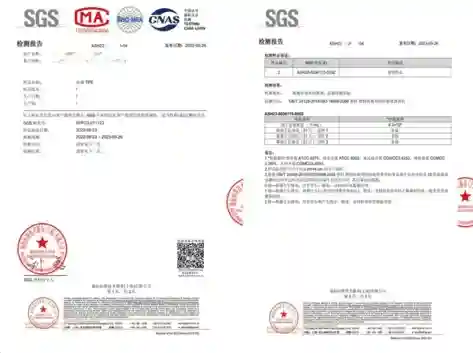 Serie TPE antimoho Certificado de prueba